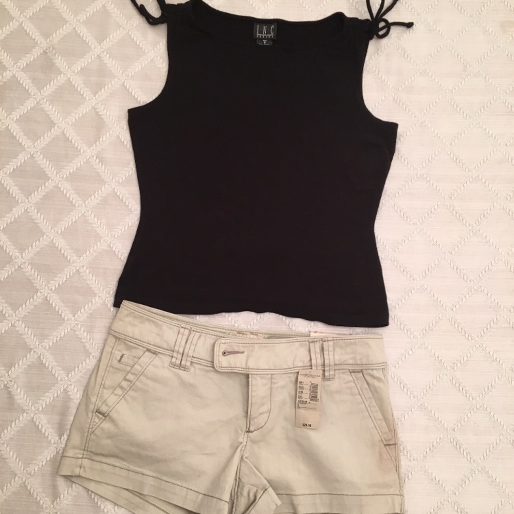 America Eagle Shorts (NWT) & INC Top